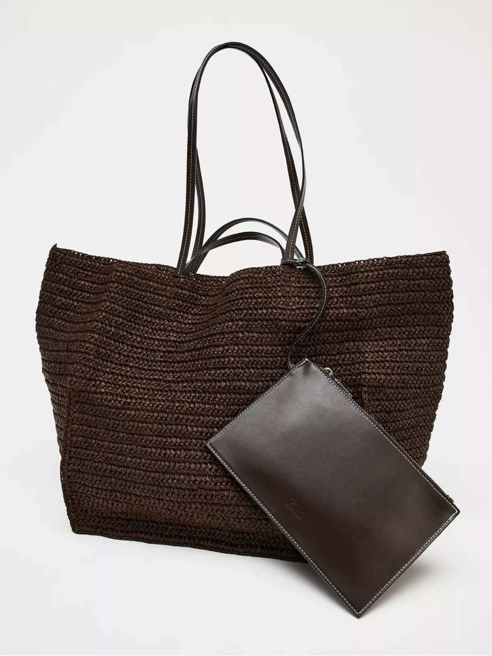 ZARA WOVEN TOTE BAG